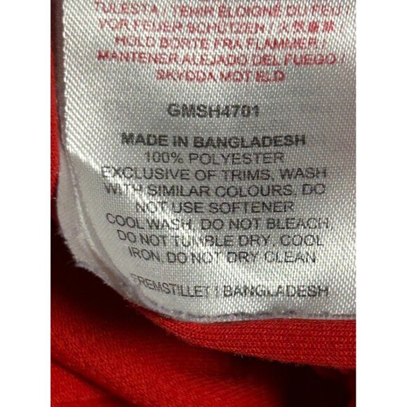 Gymshark Mens Red Elastic Waist Sports Shorts S - Picture 6 of 7